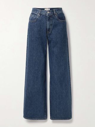 Selena Mid-Rise Wide-Leg Jeans