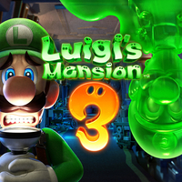 Nintendo Switch Luigi’s Mansion 3 Standee, Luigi & Gooigi, Custom Light Job