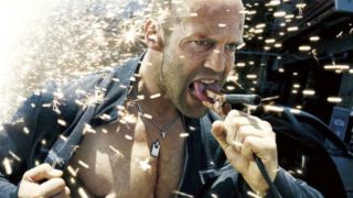 Jason Statham revving up in Crank: High Voltage