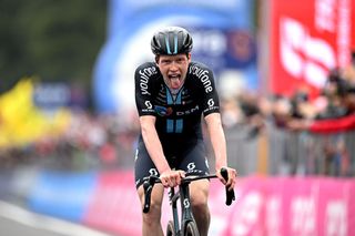 Andreas Leknessund finishes stage 4 of the Giro d'Italia