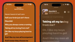 Spotify lyrics zoom feature is currently exclusive to Android