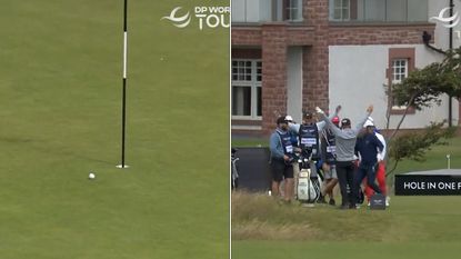 Jordan Smith hits a hole-in-one at the Scottish Open