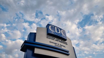 The entrance sign for the CDC headquarters in Atlanta.