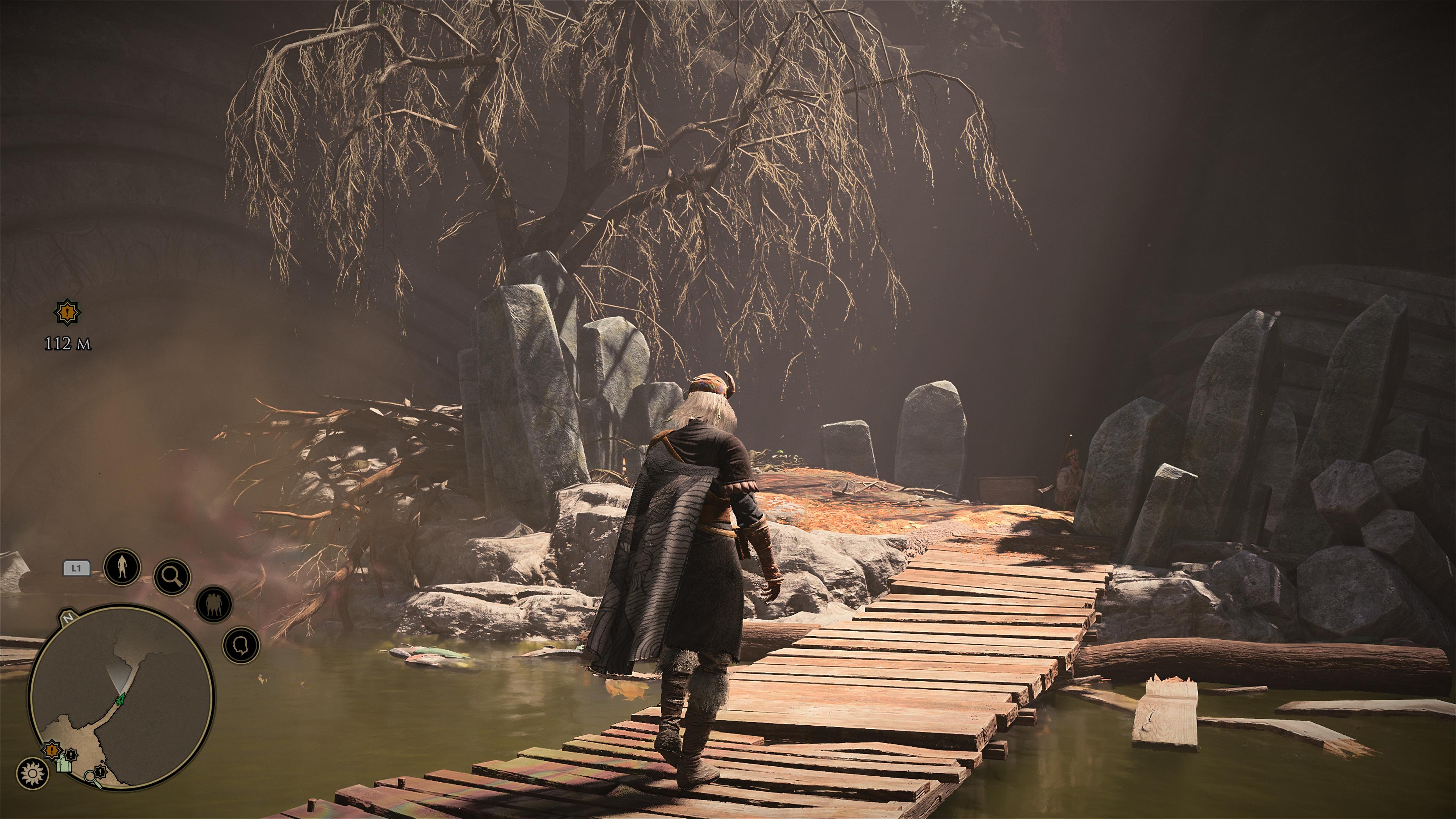 A GreedFall: The Dying World screenshot showing third-person exploration in its fantasy world.