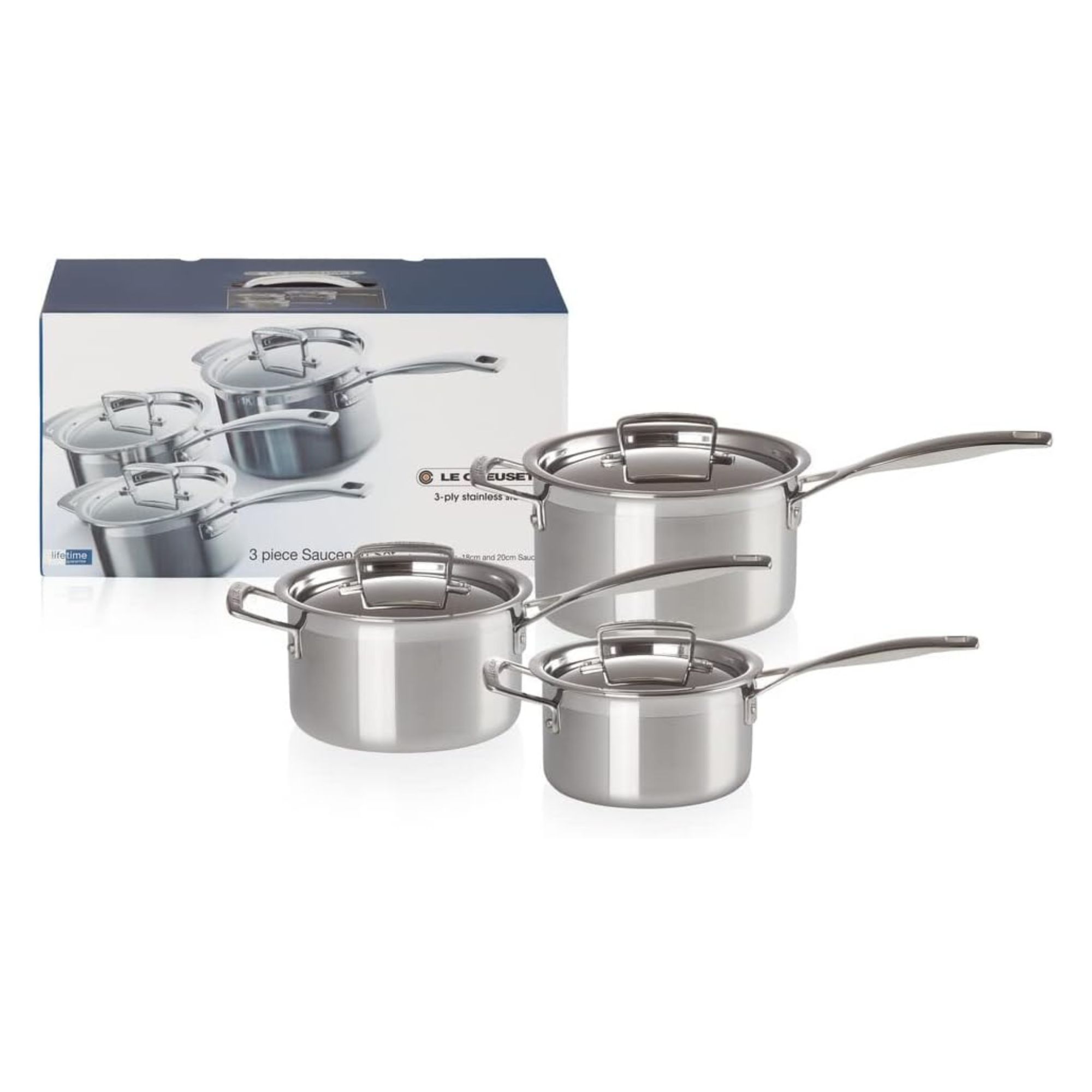 Le Creuset stainless steel saucepan 