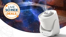 The Orzorz Star Projector with a Live Science deals logo