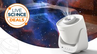 The Orzorz Star Projector with a Live Science deals logo