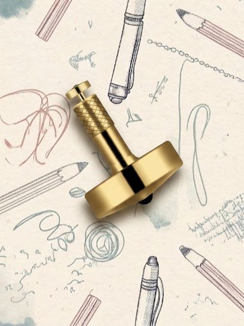 &nbsp;Brass Spinning Top