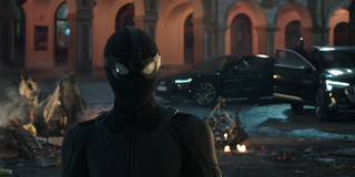 Spider-man black stealth suit far from home movie