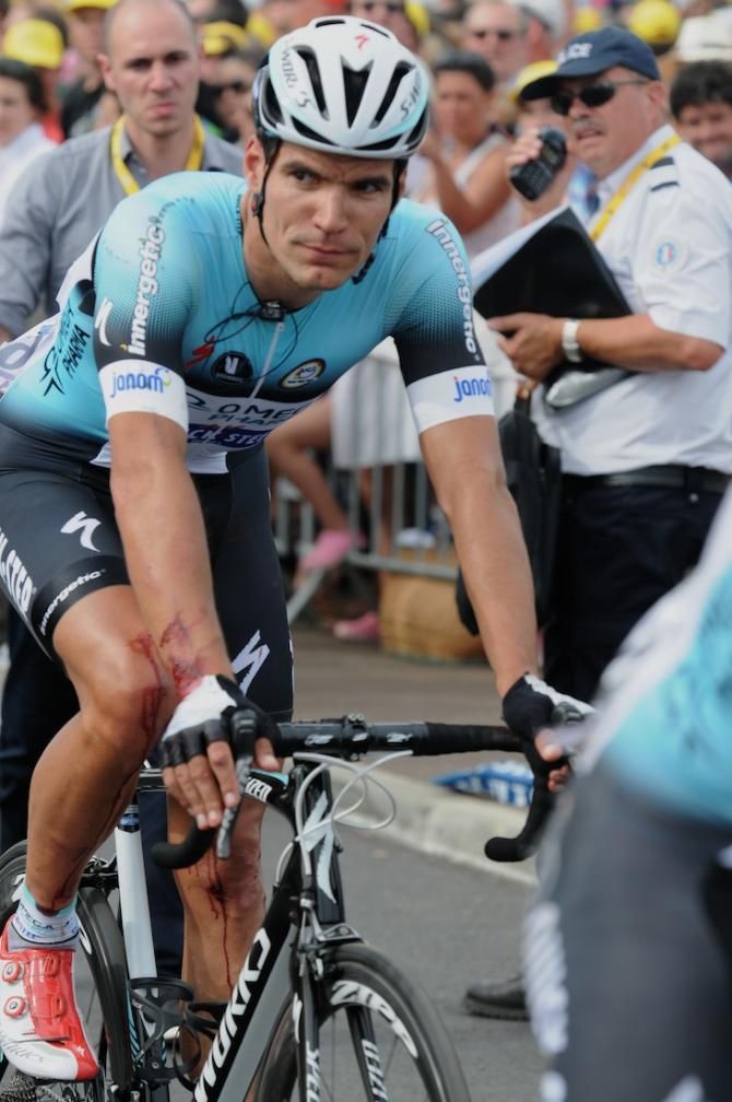 His team mate Gert Steegmans was also involved, and had leg wounds