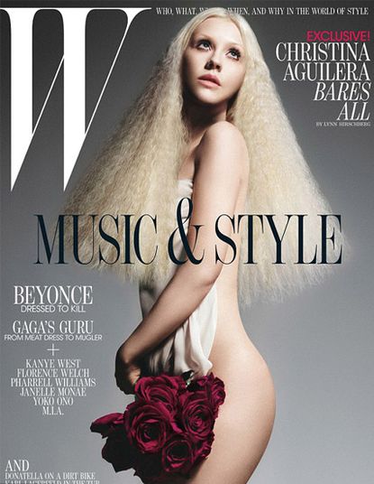 Christina Aguilera - FIRST LOOK! Christina Aguilera?s super-svelte W cover - W Magazine - Marie Claire - Marie Clarie UK
