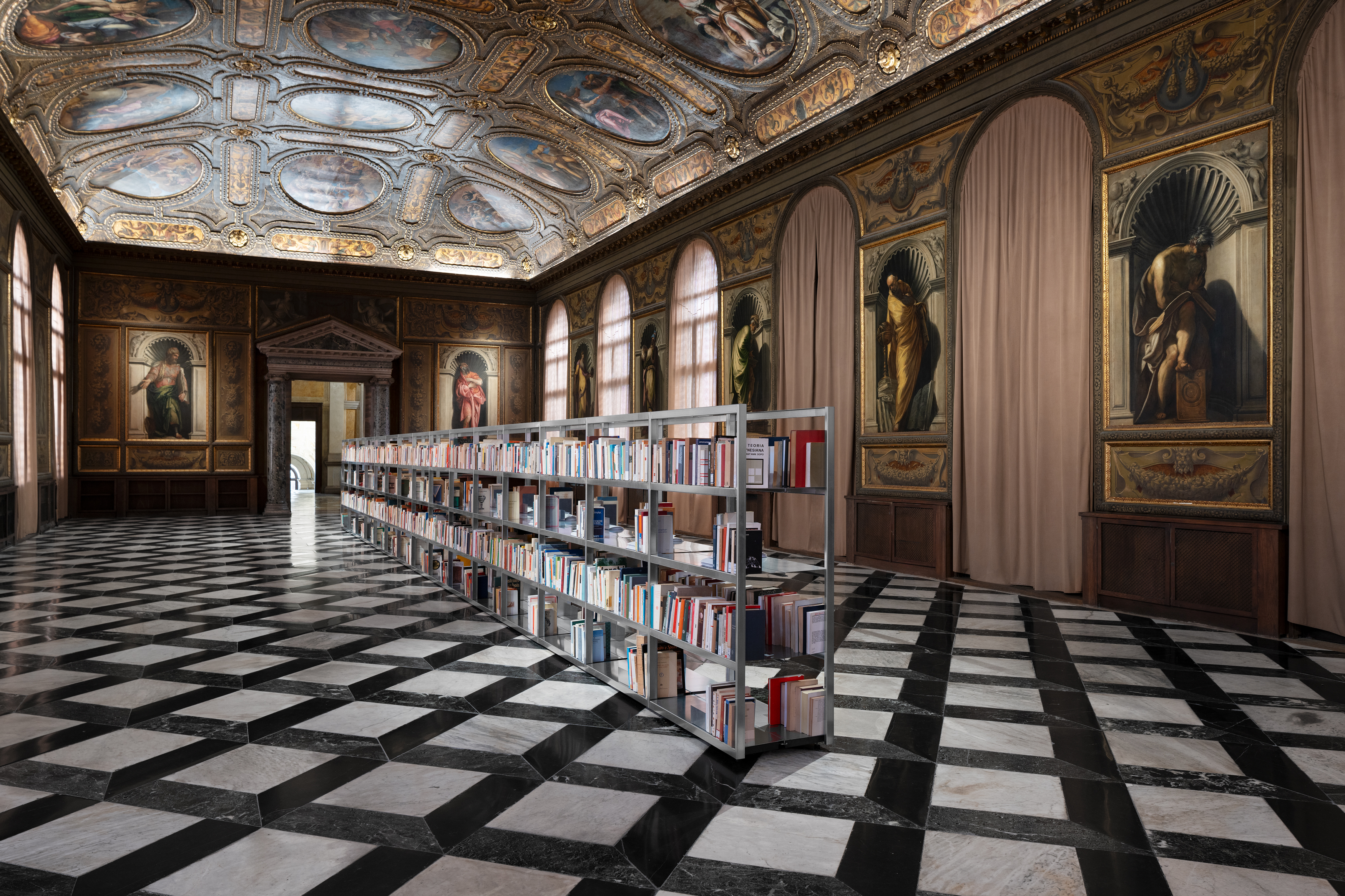 library in hall