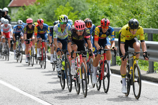 Breakaway on stage 19 of the Giro d'Italia