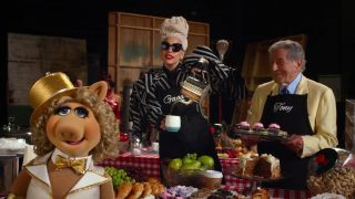 Lady Gaga and Tony Bennett in Muppets Most Wanted