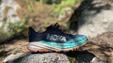 Hoka Speedgoat 6 on the trail