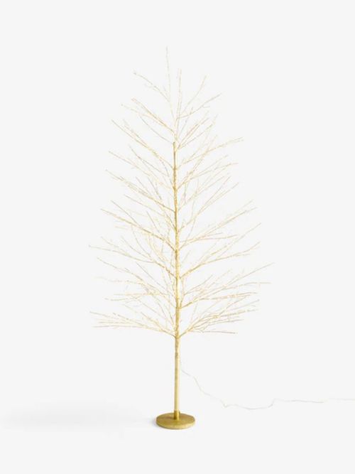 Gold Twig 6ft Pre Lit Christmas Tree