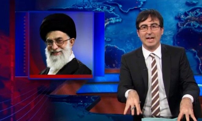 John Oliver talks Iran