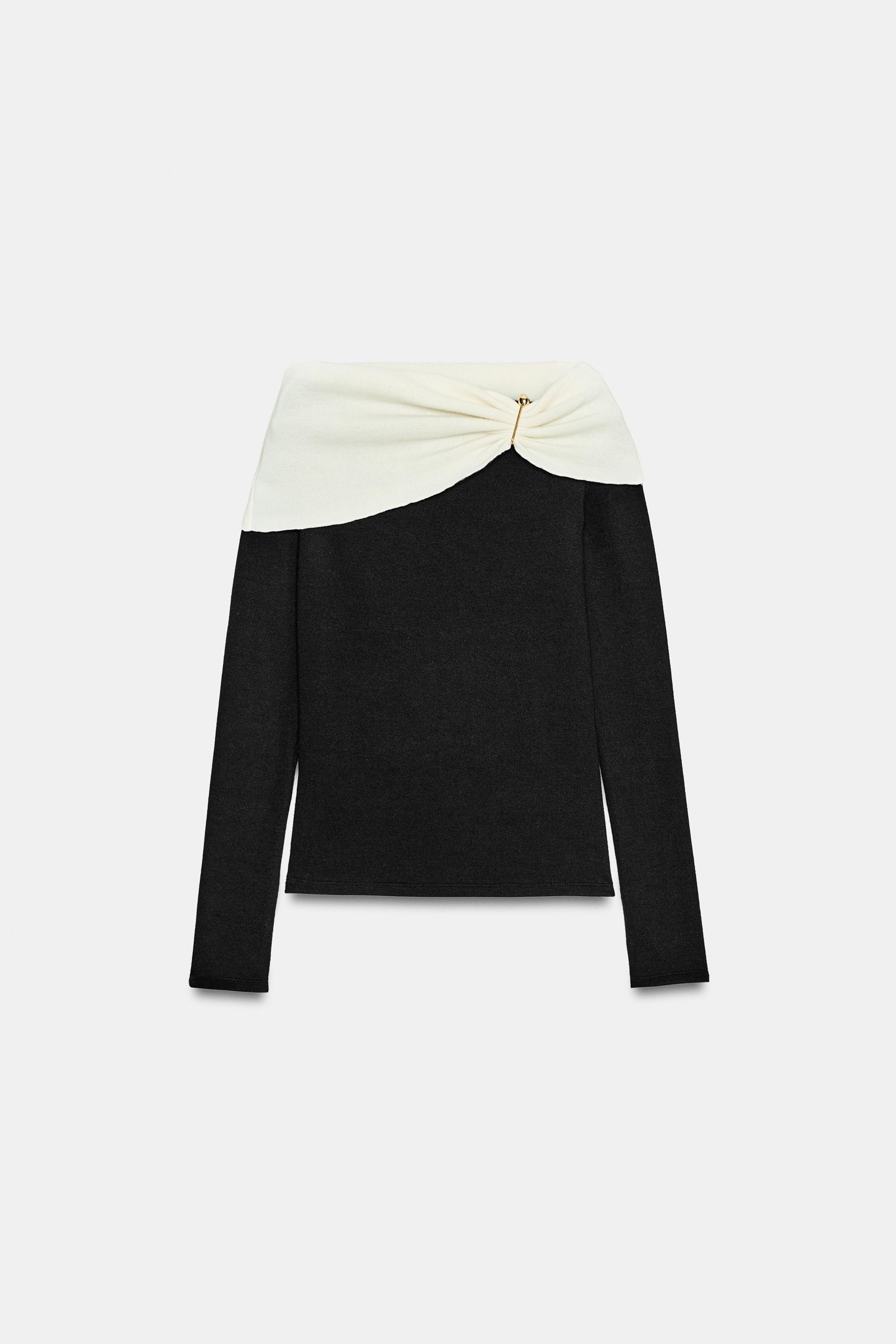ZARA Soft Buckle Top