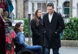 Zack Hudson chats to Penny Branning and Lauren Branning