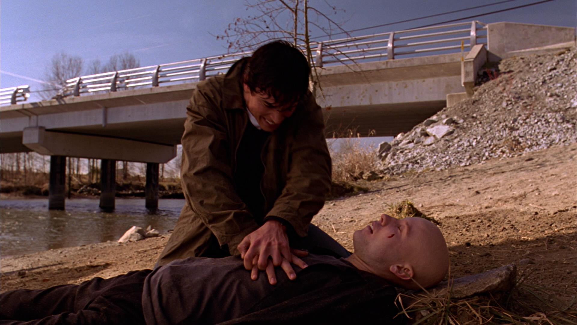 Screenshots from the superhero show "Smallville"