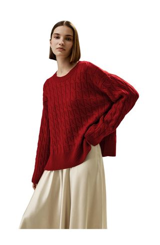 Ultrafine Merino Wool Crewneck Sweater