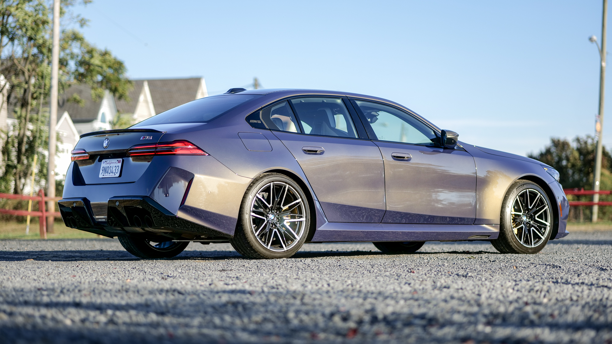 2025 BMW M5 test drive.