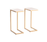 JOFRAN Set Of 2 Marble C Tables for $99.99, at TJ Maxx