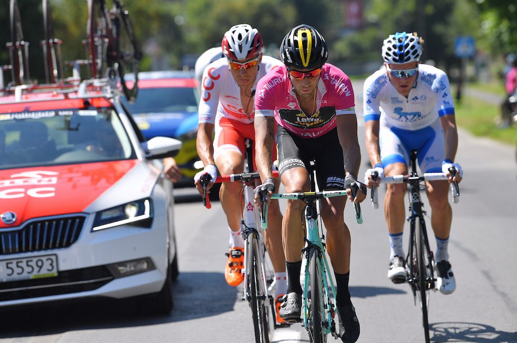 The early break on the second stage of the Tour de Pologne