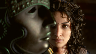 Screens of a fantasy game set in ancient Greece and medieval Greece