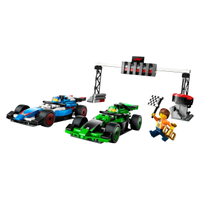 F1 Grid with VCARB & Sauber Race Cars-Price: - Ages: - Pieces: - Minifigures: - Item Number: 