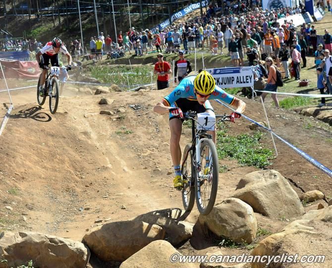 Fabrice Mels (Belgium) leading