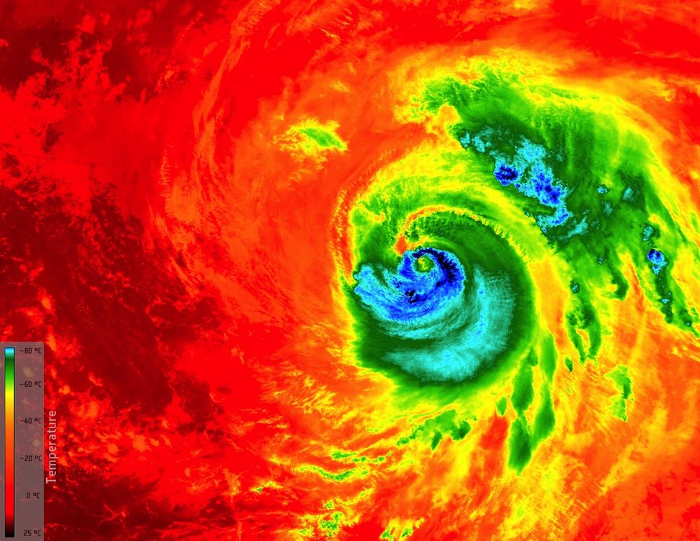 Hurricane Matthew - Thermal Infrared Image