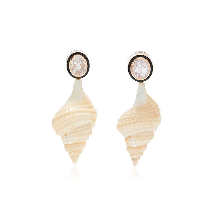 DEZSO BY SARA BELTRÁN, Shell Earrings