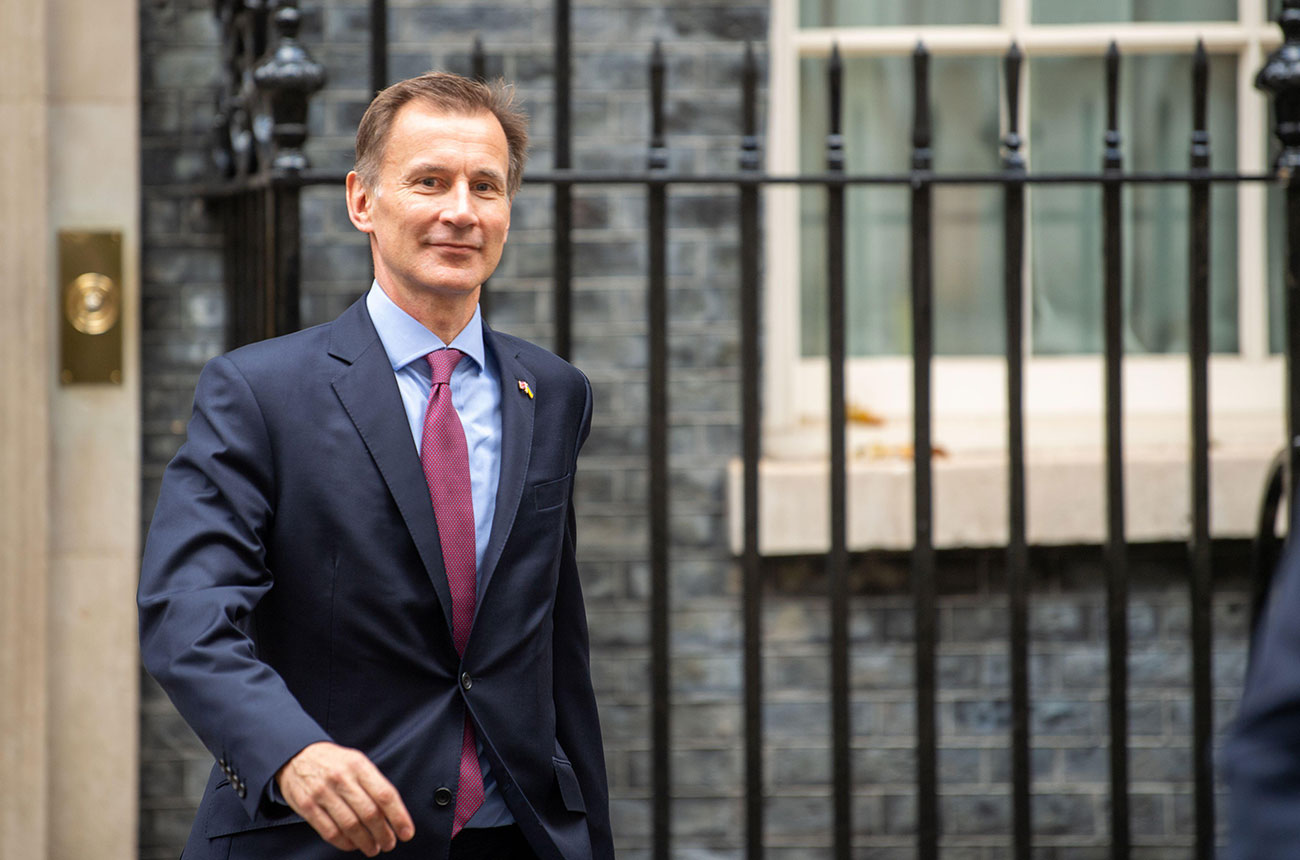 UK chancellor jeremy hunt