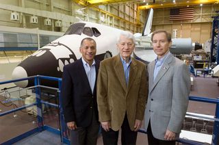 Three Pilots to Join Astronaut Hall of Fame