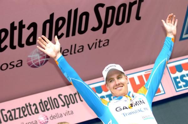 Oh yeah: Tyler Farrar (Garmin-Transitions) claimed his first Giro stage win in Utrecht