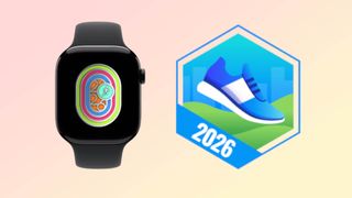 Apple Watch and Garmin running badges