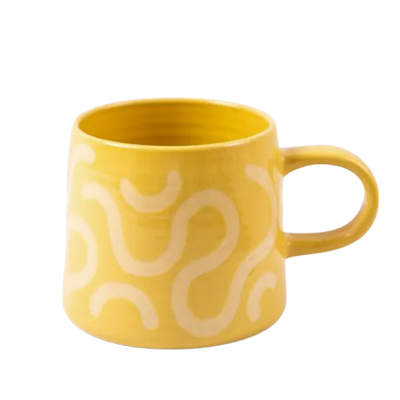 Dunelm yellow mug