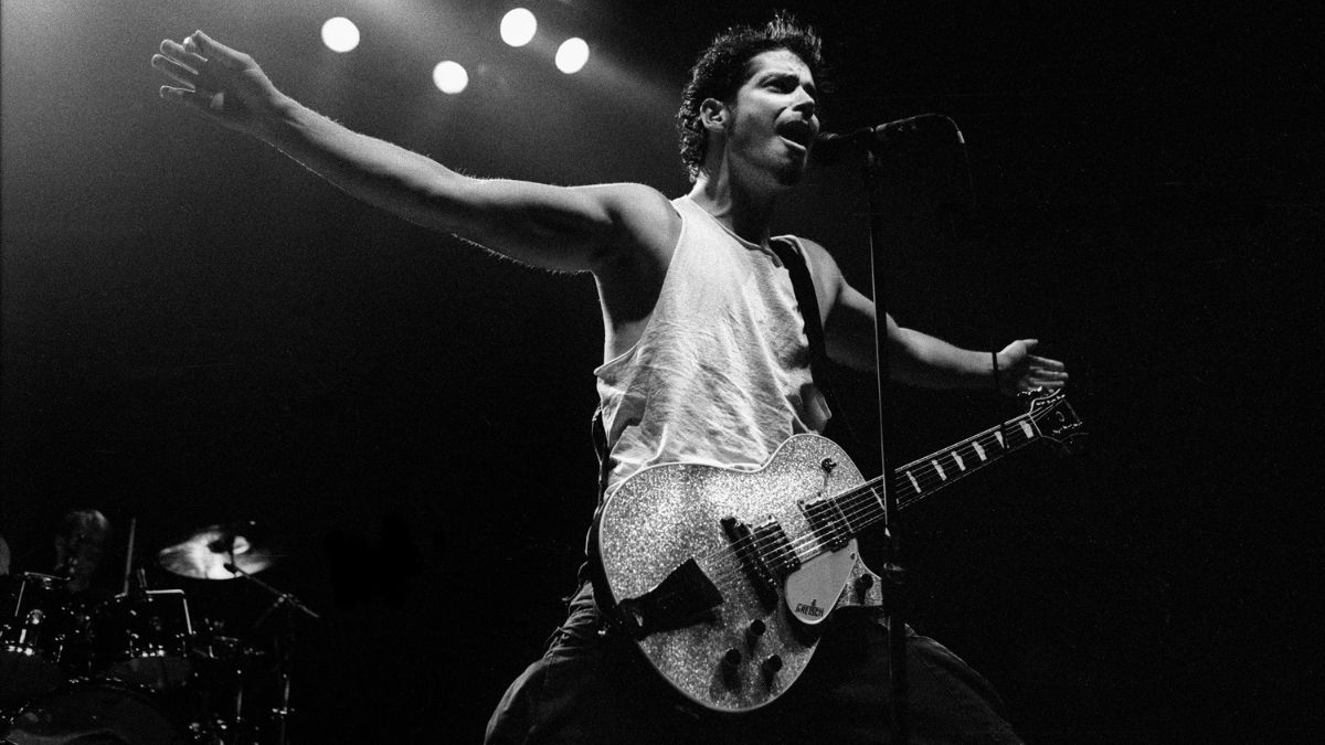 American rock band Soundgarden with lead singer Chris Cornell perform at Vredenburg, Utrecht, Netherlands, 6th April 1994