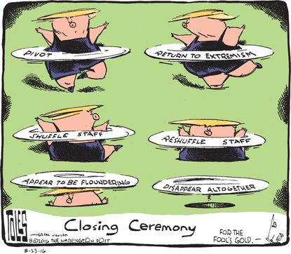 Political Cartoon U.S. Donald Trump