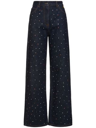 H&M Rhinestone-embellished jeans