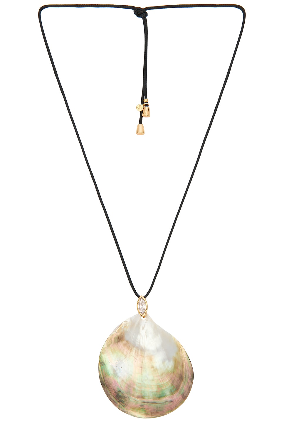 Statement Shell Cord Necklace
