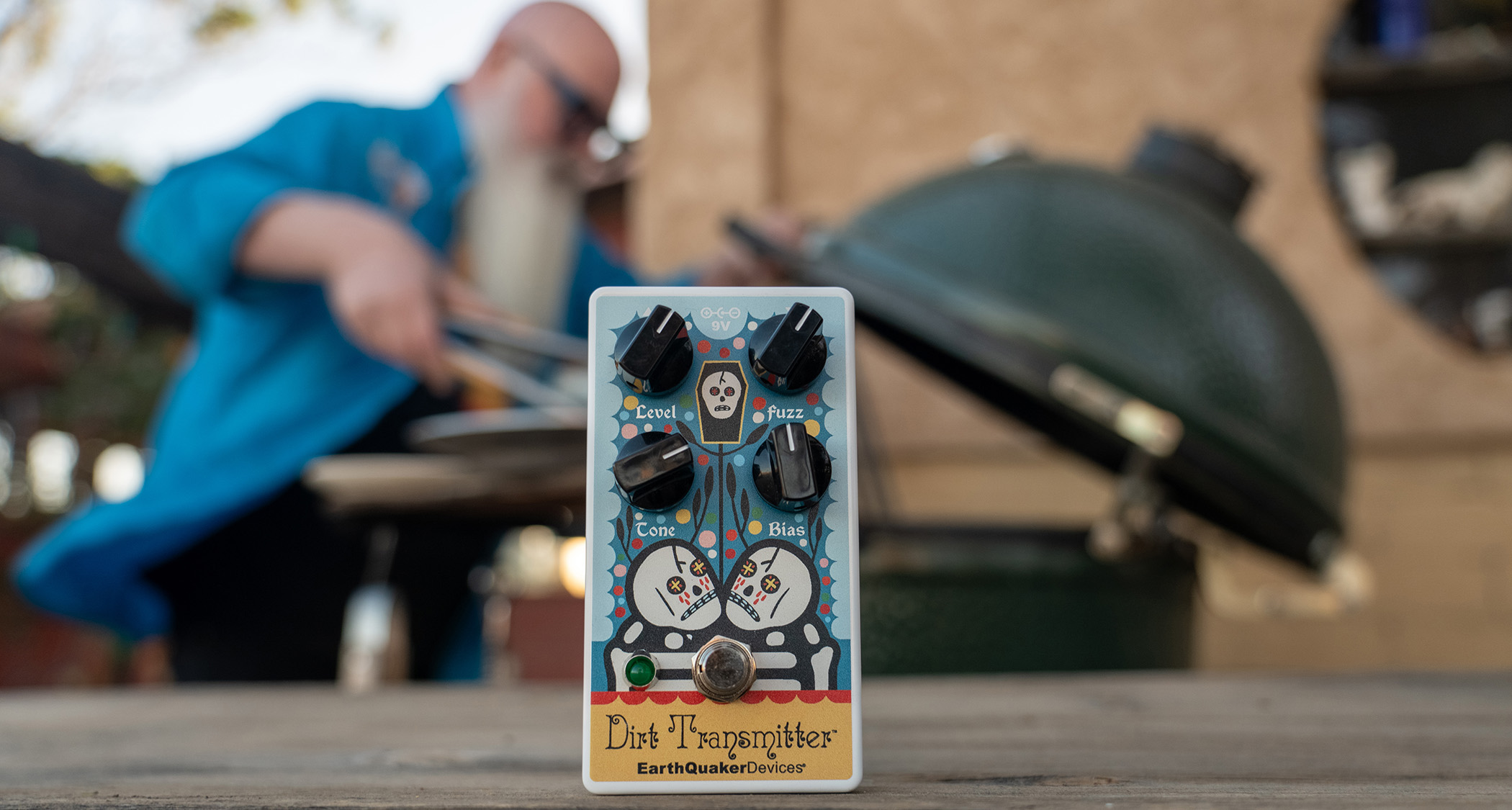 EarthQuaker Devices Rancho de la Luna Dirt Transmitter – the return of the OOP fuzz pedal marks 30-plus years of the Joshua Tree studio and comes with all-new artwork.
