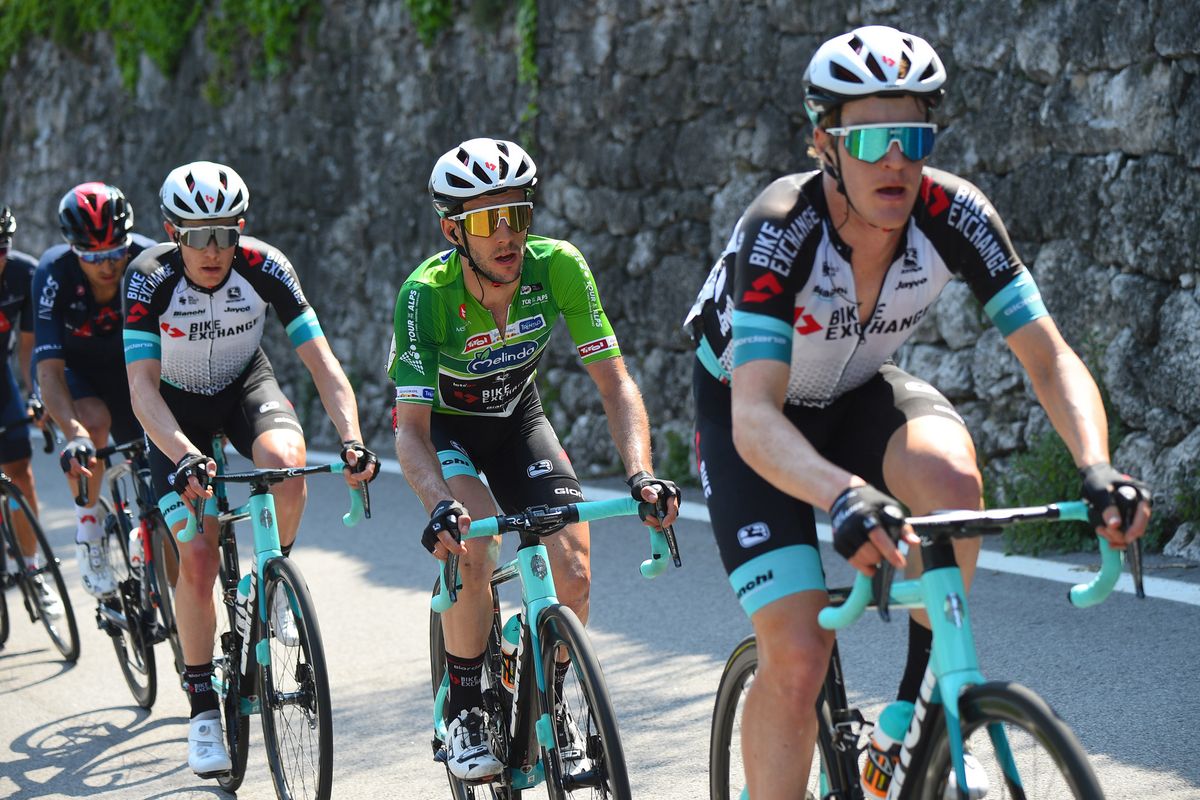Tour of the Alps 2021 45th Edition 5th stage Valle del ChieseIdroland Riva del Garda 1209 km 23042021 Simon Yates GBR Team Bikeexchange photo Dario BelingheriBettiniPhoto2021
