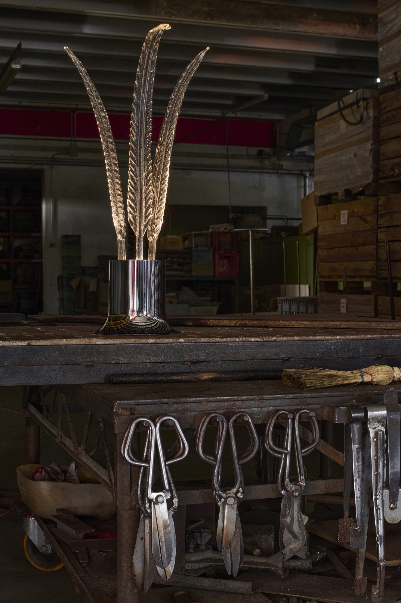 Murano glass lamps by Blue Green Works