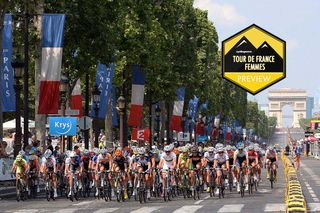 The first edition of La Course in 2014 on the Champs-Élysées, where the Tour de France Femmes will begin again in 2022