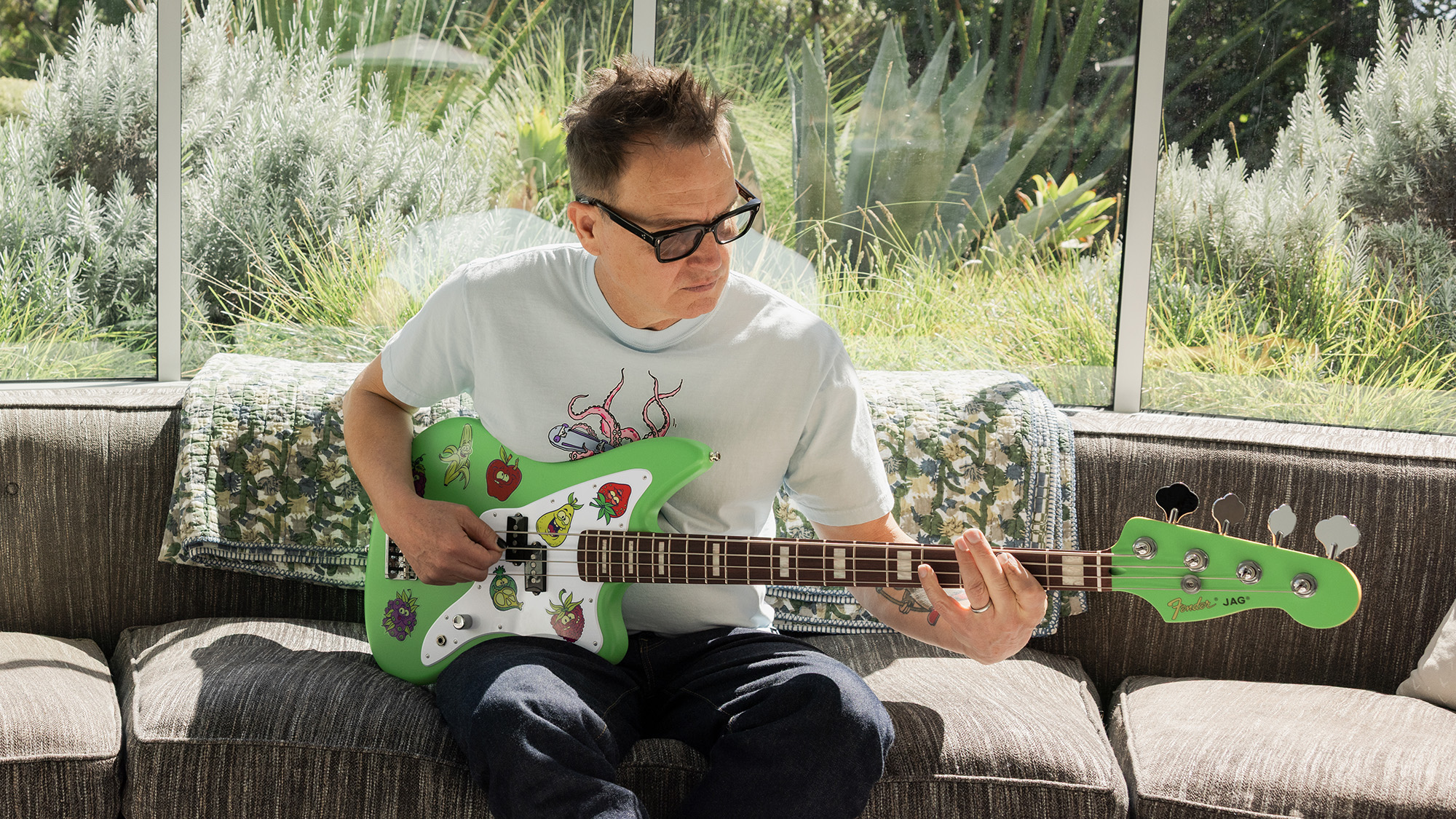 Fender Mark Hoppus Stoned Fruit Jaguar Bass