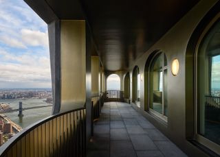 130 William by Adjaye completes, terrace view