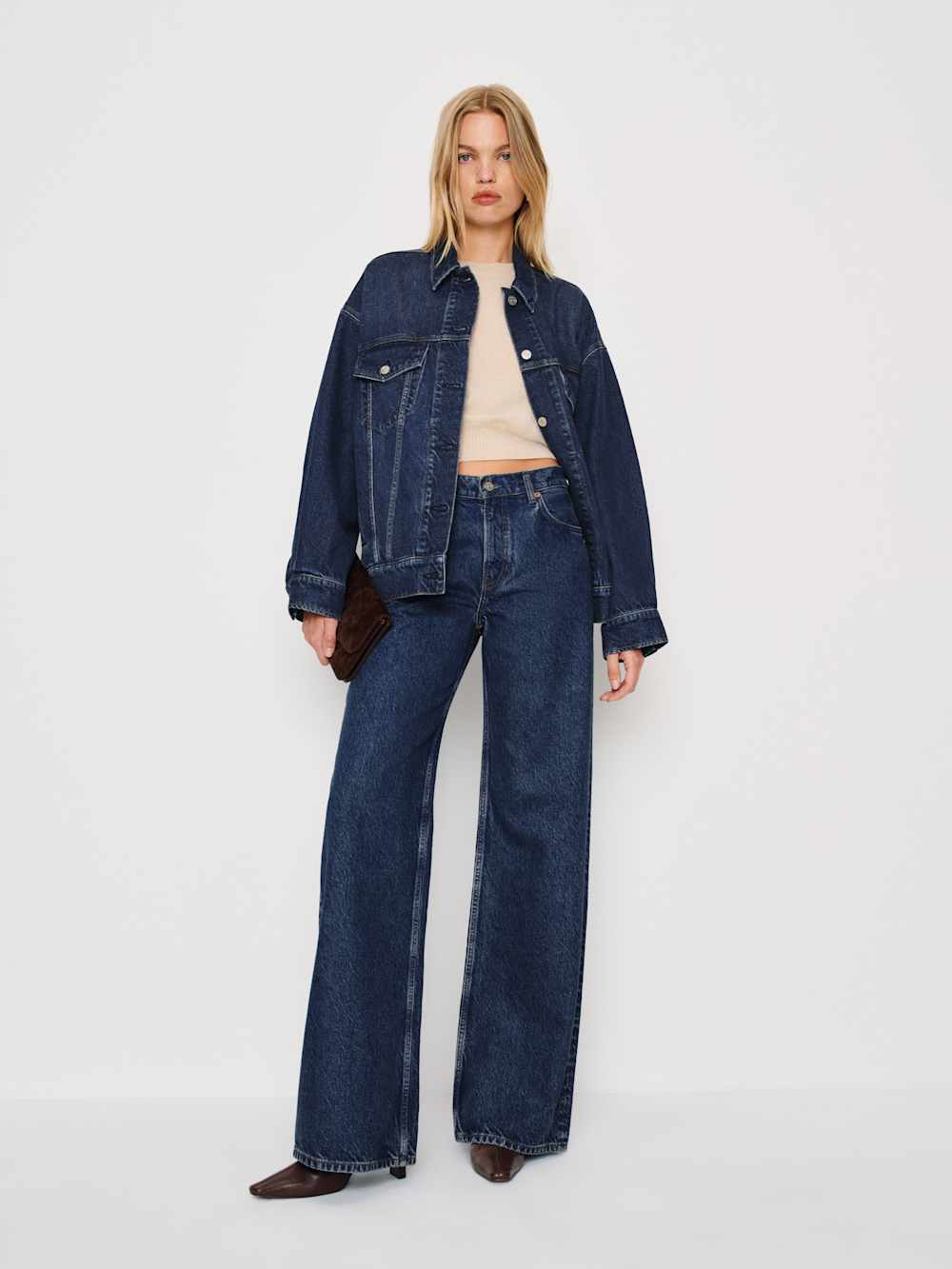 Cary Low Rise Slouchy Wide Leg Jeans