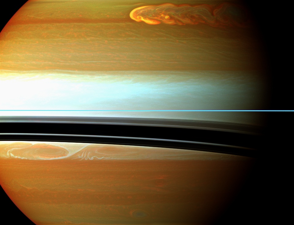 Temperature range of saturn